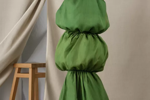 Robe-bustier et cape du soir, Balenciaga automne-hiver 1961-1962