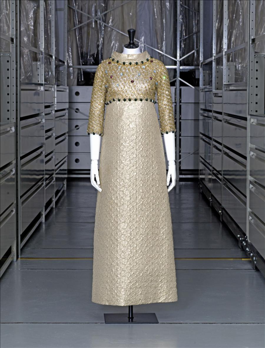 Evening dress, Yves Laurent | Palais Galliera | Musée de mode de la Ville de Paris