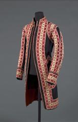 View of the dress coat bearing the livery of the King of France