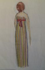 Notebook of “Paul Poiret gowns", by Paul Iribe 