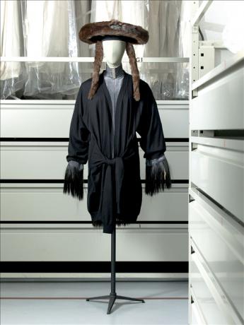 Ensemble dress, tunic & hats, Jean Paul Gaultier © Eric Emo / Galliera / Roger-Viollet 