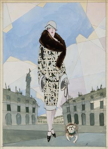 Etude pour "Vogue", Jean Pagès © Paris Musées, Palais Galliera 