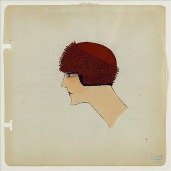 Draft for the 'Porcupine' bonnet, Madeleine Panizon 