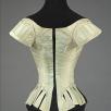 View of bodice said to have belonged to Marie Antoinette